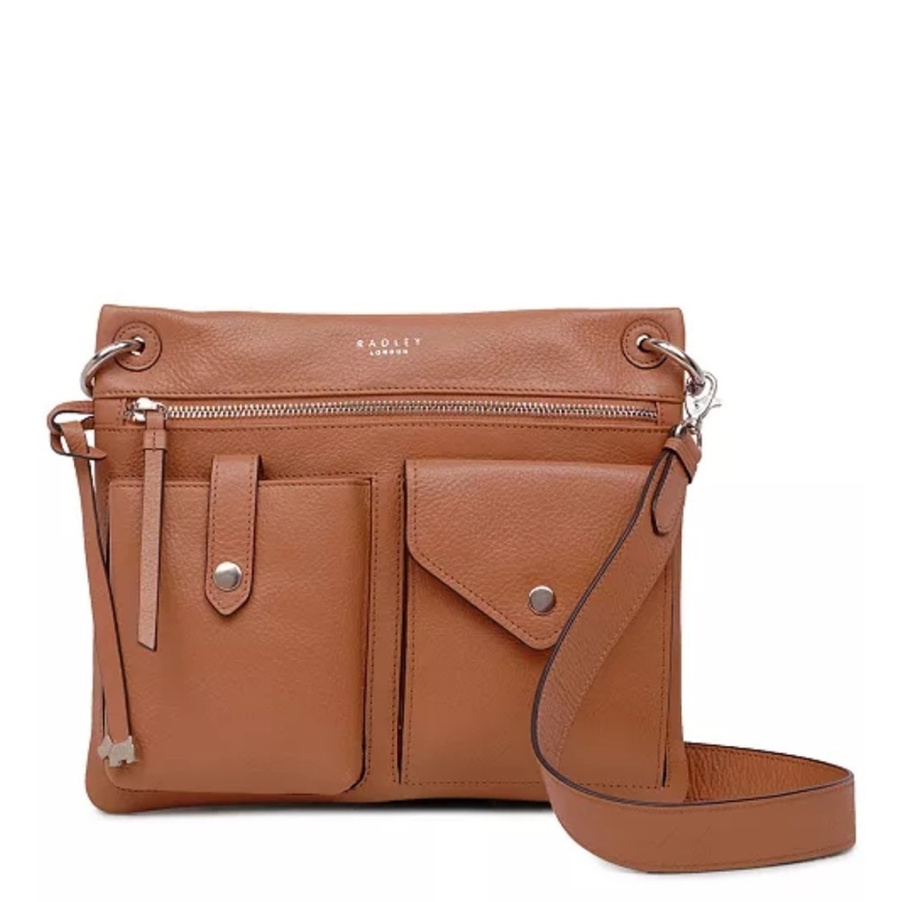 Radley London Brown Leather Crossbody Bag